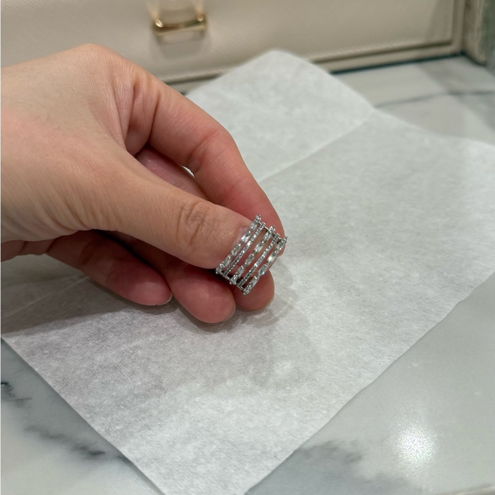 Elegant Silver Stacking Rings - Picture 2 of 8
